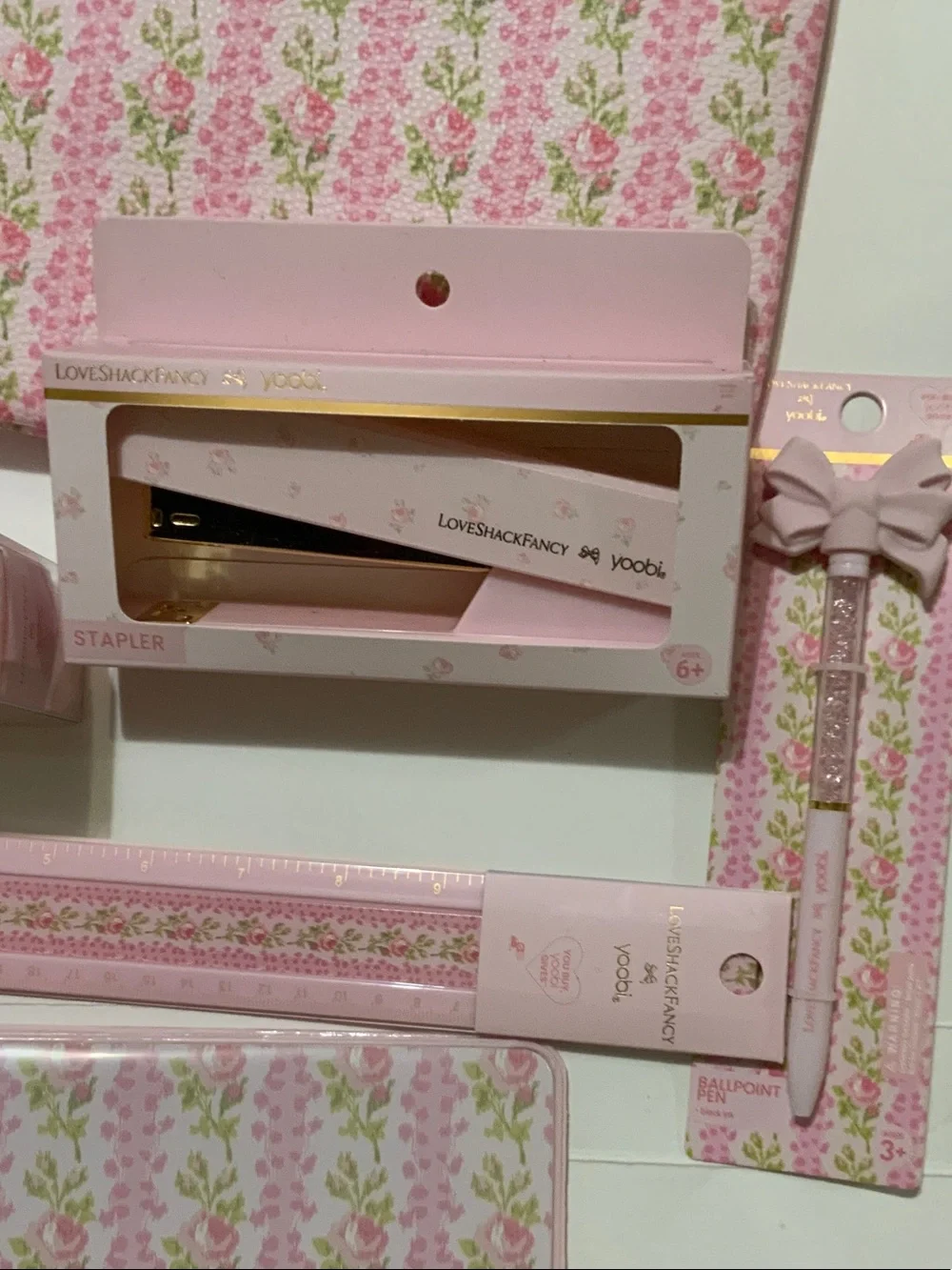 Loveshackfancy Blooming Heirloom Pink Floral Stationery Set - Brand